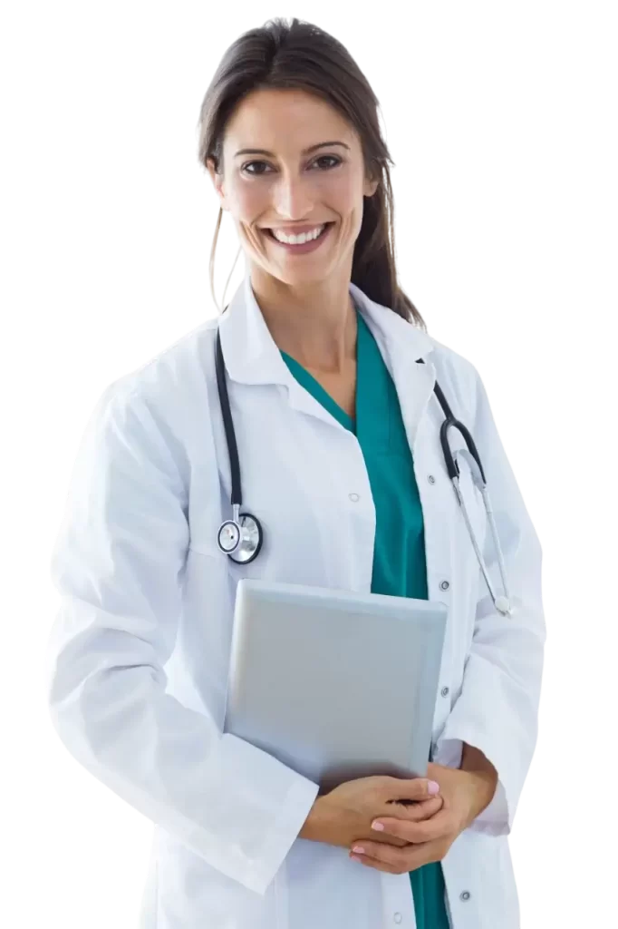 Médico atendendo paciente por telemedicina na farmácia parceira ZapVida